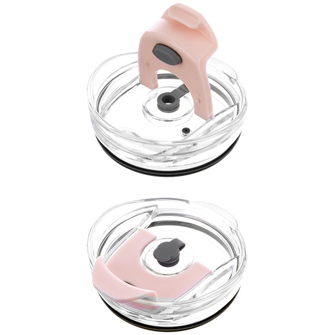 STALOWY KUBEK TERMICZNY TERMOS 1200ml Z RĄCZKĄ I SŁOMKĄ ORION 112283 RÓŻOWY